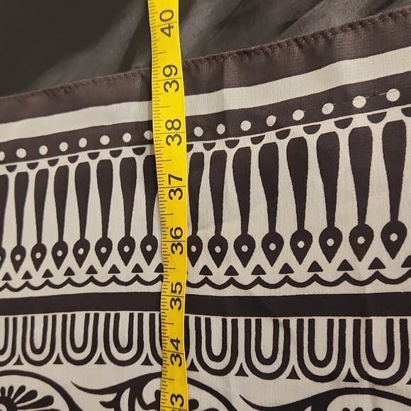 Soaked.red black and white printed Resort Wear swim Sarong coverup/ scarf/top - Picture 10 of 10